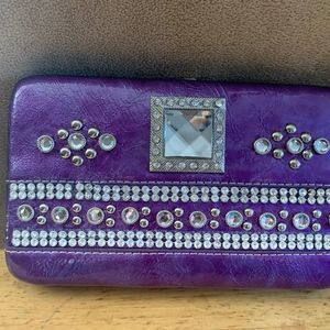 Purple Bling Wallet